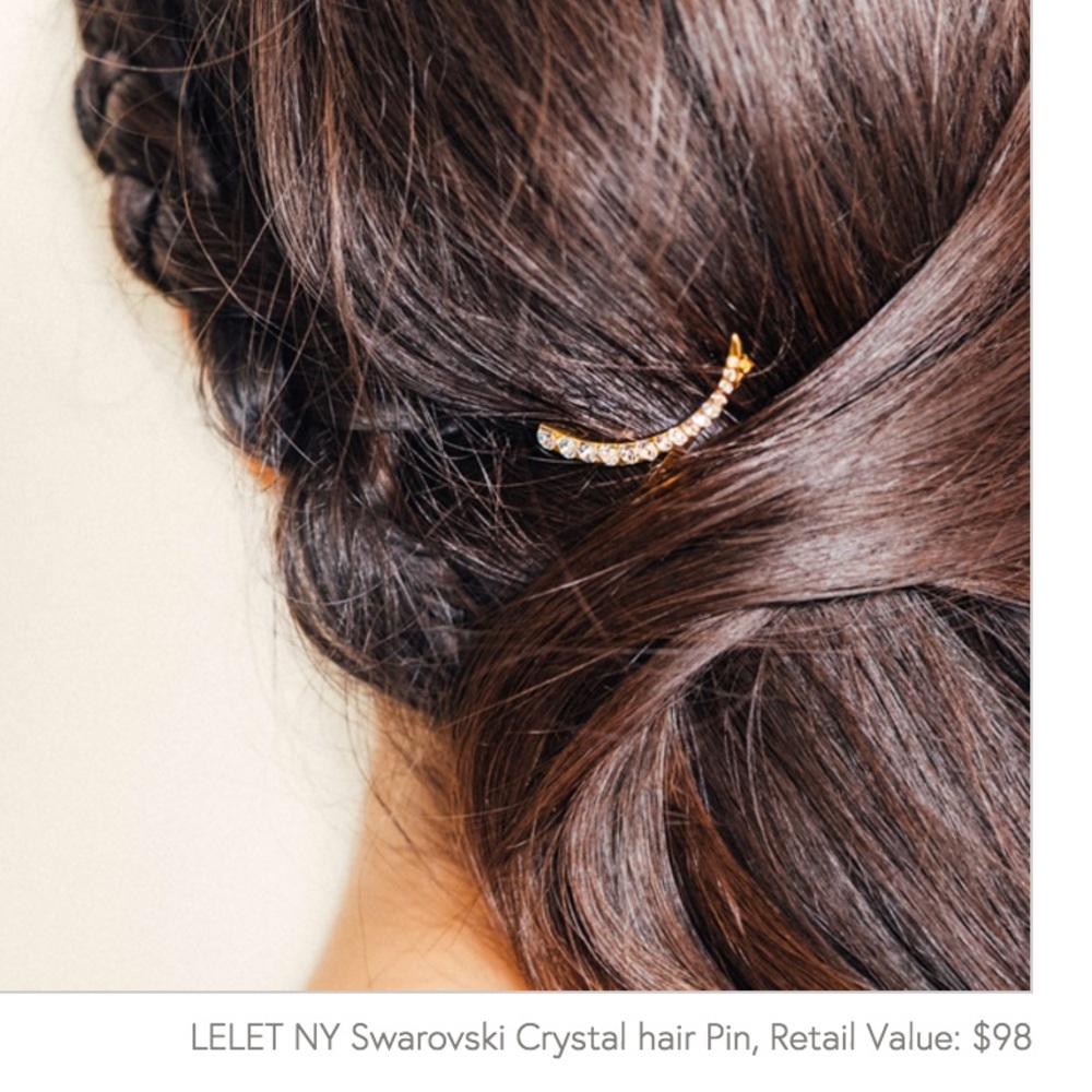 Lelet NY Swarovski Crystal Hair Pin
